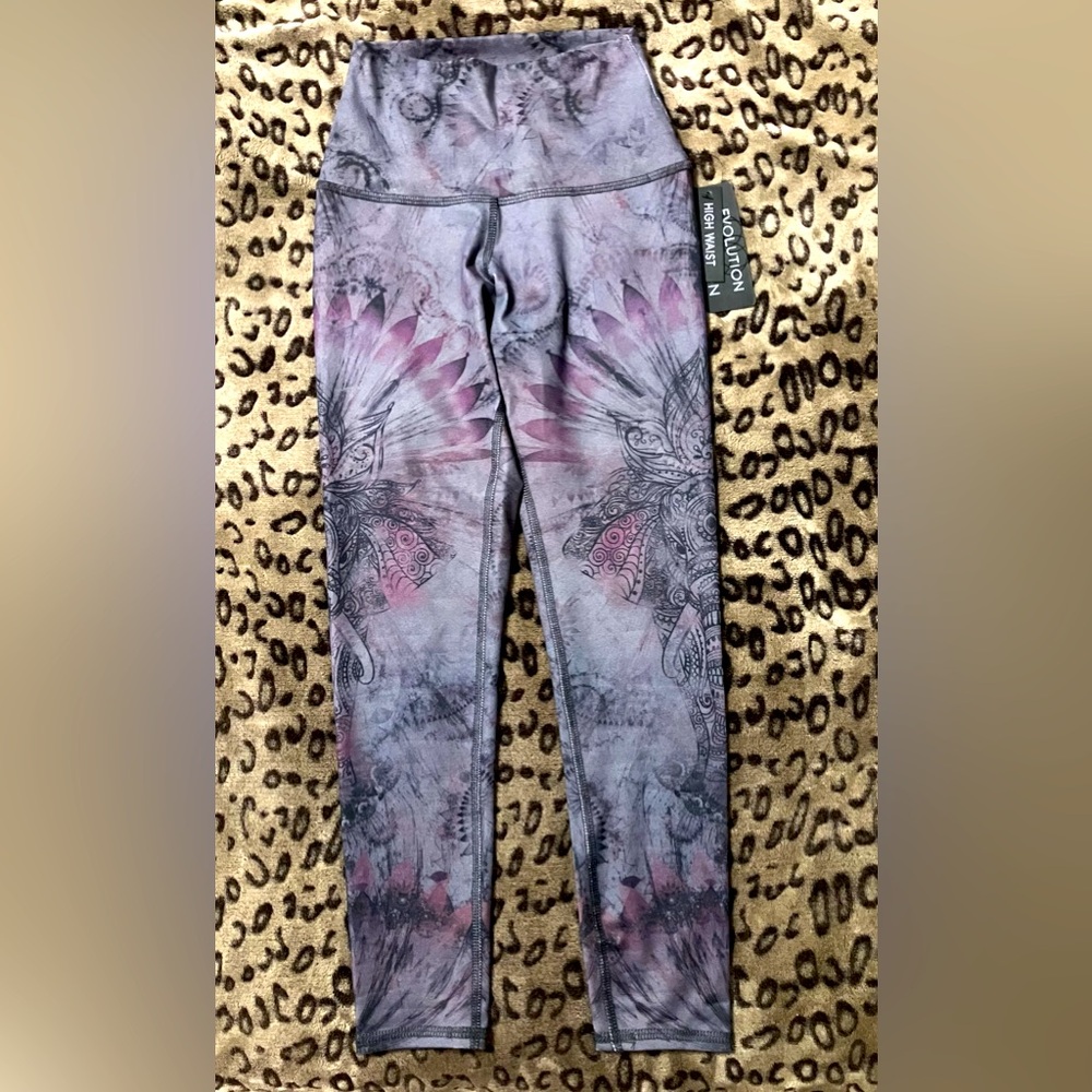 Evolution and Creation Branded Leggings in Size XS